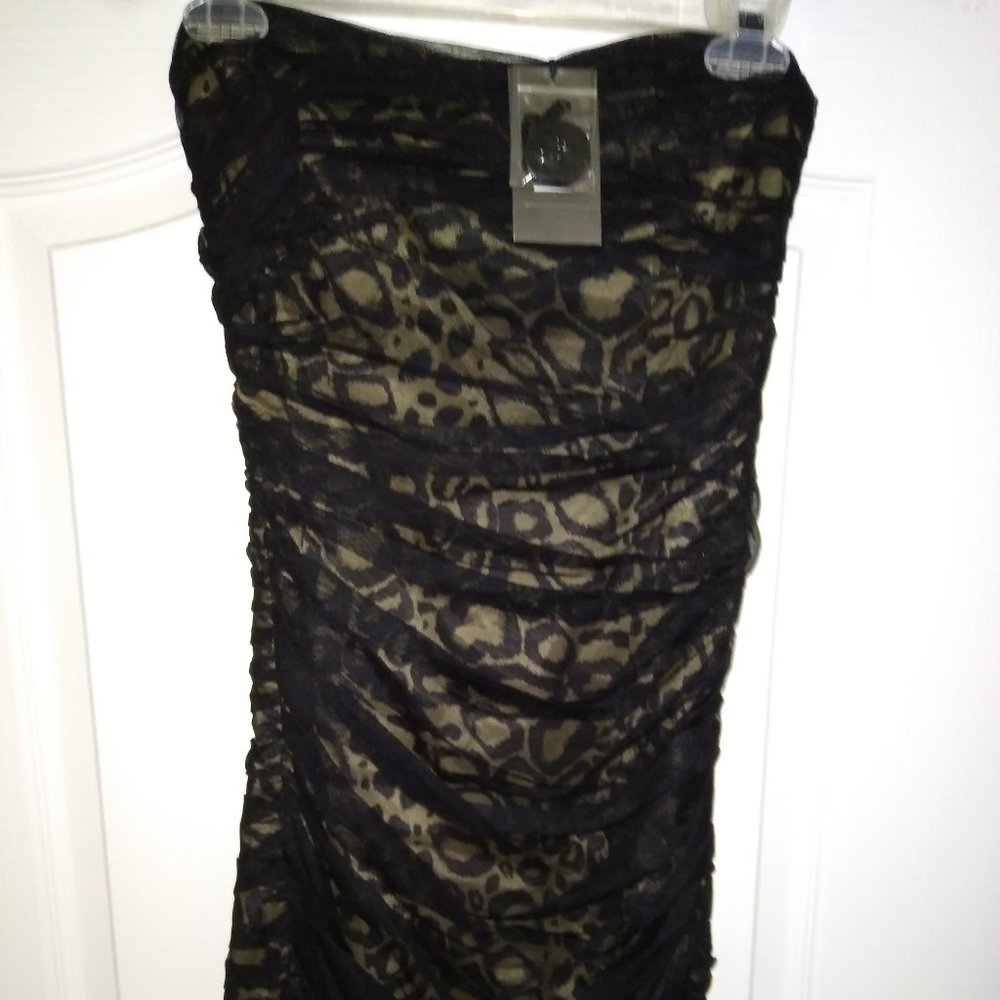 Strapless Armani Exchange cocktail dress